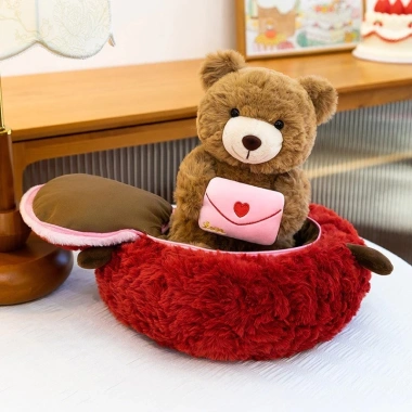 Gấu bông Teddy hộp quà sinh nhật cao cấp, dễ thương, giá ưu đãi 239.900₫