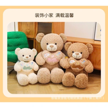 Gấu Bông Teddy Lông Xù 95cm Ôm Tim - Quà Tặng Nữ Sinh Nhật, Valentine, 8/3, 20/10 Giá 501.500 VND