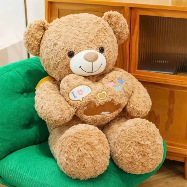 Gấu Bông Teddy Lông Xù 95cm Ôm Tim - Quà Tặng Nữ Sinh Nhật, Valentine, 8/3, 20/10 Giá 501.500 VND