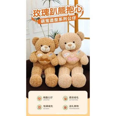 Gấu Bông Teddy Lông Xù 95cm Ôm Tim - Quà Tặng Nữ Sinh Nhật, Valentine, 8/3, 20/10 Giá 501.500 VND