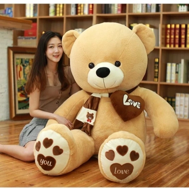 Gấu bông Teddy nhập khẩu đa size 1m-1m8 - Quà tặng người yêu, giảm còn 450k 6