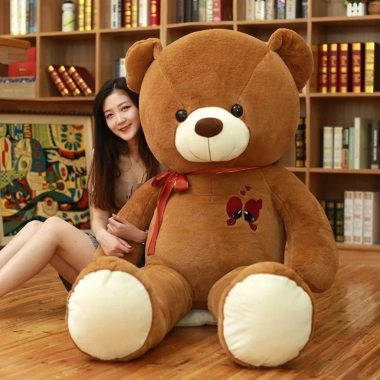 Gấu bông Teddy nhập khẩu đa size 1m-1m8 - Quà tặng người yêu, giảm còn 450k 7