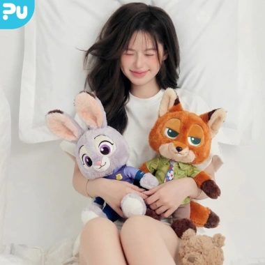 Gấu Bông Thỏ & Cáo Zootopia - Bông Mềm Mịn, Ôm Cực Đã, Quà Tặng Dễ Thương Pupi 265k