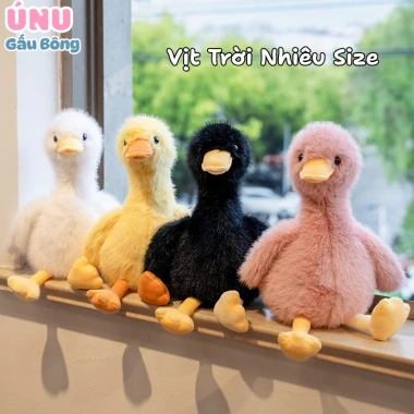 Gấu Bông Vịt Trời Đáng Yêu Nhiều Màu Sắc Mỏ Vàng – Quà Tặng Ý Nghĩa Giá 79.000