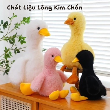 Gấu Bông Vịt Trời Đáng Yêu Nhiều Màu Sắc Mỏ Vàng – Quà Tặng Ý Nghĩa Giá 79.000