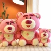 Gấu dâu Losto đeo yếm hồng cute - Gấu Huggin Bear size 35-45-55cm, giá 149k