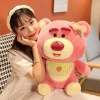 Gấu dâu Losto đeo yếm hồng cute - Gấu Huggin Bear size 35-45-55cm, giá 149k 7