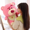 Gấu dâu Losto đeo yếm hồng cute - Gấu Huggin Bear size 35-45-55cm, giá 149k 9