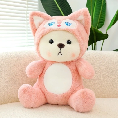Gấu Lena Cosplay Mèo Hồng - Thú Nhồi Bông Đáng Yêu 30-80cm Giá Ưu Đãi 119k 2 Gấu Lena Cosplay Mèo Hồng - Thú Nhồi Bông Đáng Yêu 30-80cm Giá Ưu Đãi 119k 2