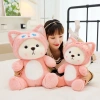 Gấu Lena Cosplay Mèo Hồng - Thú Nhồi Bông Đáng Yêu 30-80cm Giá Ưu Đãi 119k 5