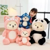 Gấu Lena Cosplay Mèo Hồng - Thú Nhồi Bông Đáng Yêu 30-80cm Giá Ưu Đãi 119k 6