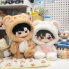 Gấu Sữa Nhỏ 20cm Đồ Búp Bê Cotton Mùa Đông Jumpsuit Dễ Thương, Sang Trọng, Có Mũ Trùm Đầu - Giá Ưu Đãi 167k 3