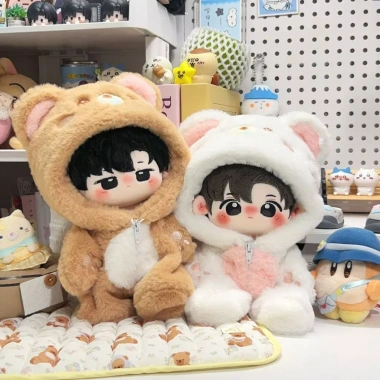 Gấu Sữa Nhỏ 20cm Đồ Búp Bê Cotton Mùa Đông Jumpsuit Dễ Thương, Sang Trọng, Có Mũ Trùm Đầu - Giá Ưu Đãi 167k