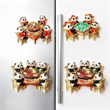 Gấu Trúc Lớn Tứ Xuyên Ăn Lẩu - Quà Tặng Năm Mới Giá Ưu Đãi 92.400đ 6 Gấu Trúc Lớn Tứ Xuyên Ăn Lẩu - Quà Tặng Năm Mới Giá Ưu Đãi 92.400đ 6