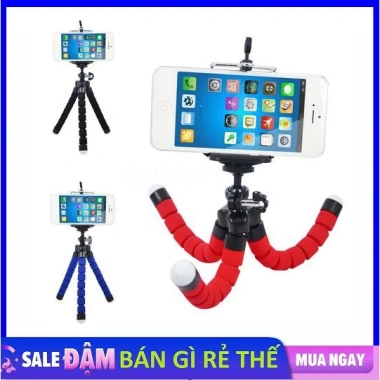 Gậy 3 Chân Bạch Tuộc Siêu Dẻo Tripod Chụp Selfie và Livestream Chống Rung Đa Địa Hình Giá 28.900 VND
