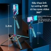 Gậy 3 chân gấp gọn, tay quay video 360 độ 1.8m, remote Bluetooth chụp hình 260k 3