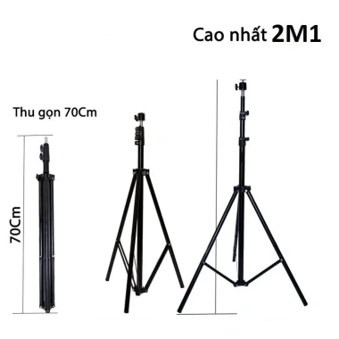 Gậy 3 chân lẽ không kẹp, hỗ trợ đèn livestream, chụp hình - Giá chỉ 78.000₫ 2