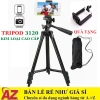 Gậy 3 Chân Tripod 3.120 Màu Đen Hợp Kim Nhôm - Kèm Kẹp Điện Thoại, Giá 99.000 VNĐ