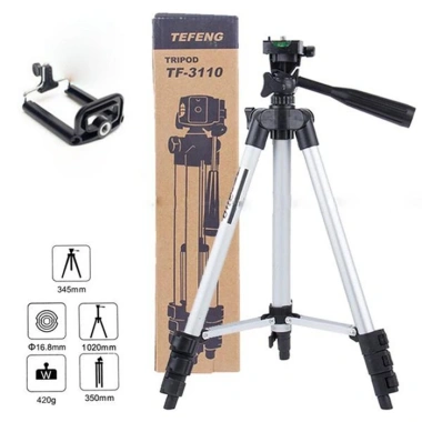 Gậy 3 Chân Tripod Tf-3.110 - Giá Đỡ Điện Thoại Kèm, Giảm Giá 75.000 VND, Giá Rẻ 75k