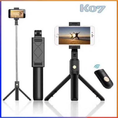 Gậy Chống Rung K07 - 3 Chân Đỡ, Nút Bấm BLT Cao Cấp, Giá Siêu Tiết Kiệm 79.000₫