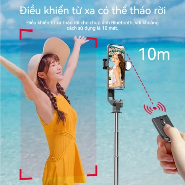 Gậy Chụp Ảnh 3 Chân 1M8 MeeGoo Tripod Điện Thoại có Đèn Remote Tự Sướng Livestream 4 Gậy Chụp Ảnh 3 Chân 1M8 MeeGoo Tripod Điện Thoại có Đèn Remote Tự Sướng Livestream 4