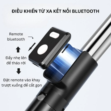 Gậy Chụp Ảnh 3 Chân B11S - Đèn LED Trợ Sáng, Tripod Selfie, Livestream, Quay Video 3