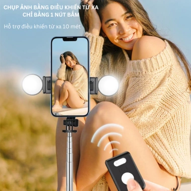 Gậy Chụp Ảnh 3 Chân B11S - Đèn LED Trợ Sáng, Tripod Selfie, Livestream, Quay Video 7