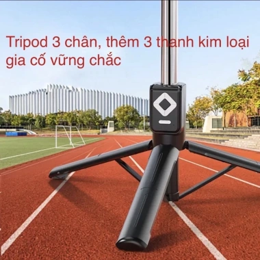 Gậy chụp ảnh 3 chân B11S thế hệ mới, đèn LED, Bluetooth điều khiển từ xa, tự sướng selfie 4