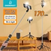Gậy chụp ảnh 3 chân Bluetooth 1.7m tự sướng LED 360 độ selfie xa 99k