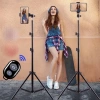 Gậy chụp ảnh 3 chân đa năng – Tripod livestream 1.6‑2.1m gấp gọn, kèm remote Bluetooth, giá ưu đãi 149k 2