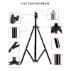 Gậy chụp ảnh 3 chân đa năng – Tripod livestream 1.6‑2.1m gấp gọn, kèm remote Bluetooth, giá ưu đãi 149k 4