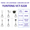 Gậy chụp ảnh 3 chân đa năng – Tripod livestream 1.6‑2.1m gấp gọn, kèm remote Bluetooth, giá ưu đãi 149k 9