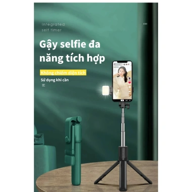Gậy Chụp Ảnh 3 Chân Đèn LED Bluetooth Tripod Selfie Quay Video Giá 119.400₫ 5
