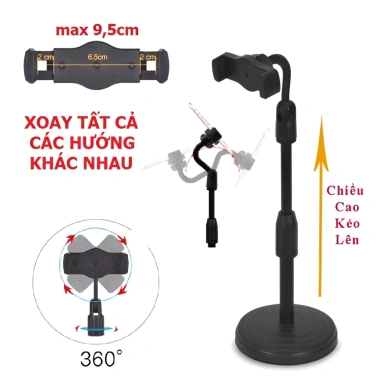 Gậy Chụp Ảnh 3 Chân Đèn LED, Remote Điều Khiển, Selfie & Livestream - 30.900 VND