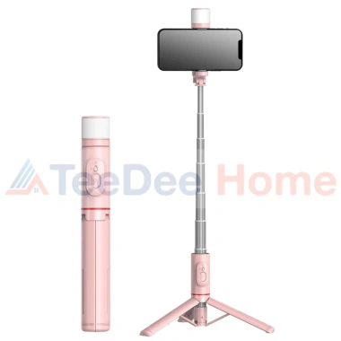Gậy chụp ảnh 3 chân LED Bluetooth, tự sướng, điều khiển từ xa, giá đỡ điện thoại - 135.000₫