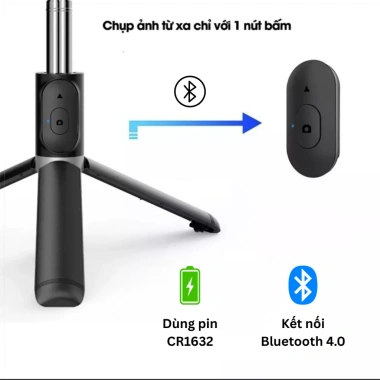 Gậy Chụp Ảnh 3 Chân Q07 – Tripod Selfie Bluetooth, Nhỏ Gọn, Giá Chỉ 79.000₫
