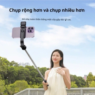 Gậy chụp ảnh 3 chân R1S-L 1M7 – đèn LED, selfie, Bluetooth điều khiển từ xa – 95.000 VND