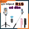 Gậy chụp ảnh 3 chân R1S remote và đèn LED, selfie xoay đa góc, giá 58.000 VND