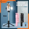 Gậy chụp ảnh 3 chân R1S remote và đèn LED, selfie xoay đa góc, giá 58.000 VND 10