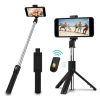 Gậy chụp ảnh 3 chân + remote, đèn LED trợ sáng, selfie livestream, giá 47.000 VND 2