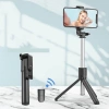 Gậy chụp ảnh 3 chân + remote, đèn LED trợ sáng, selfie livestream, giá 47.000 VND 4