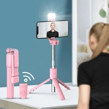 Gậy Chụp Ảnh 3 Chân Remote Đèn LED, Tự Sướng Selfie Xoay Nhiều Góc - 89.000₫ 3
