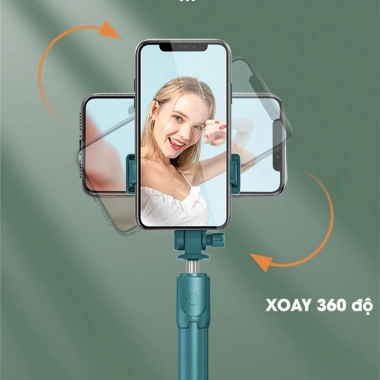 Gậy chụp ảnh 3 chân Selfie Stick điều khiển từ xa Bluetooth, đèn trợ sáng, tripod quay video livestream, tự sướng mạnh, độ bền cao, phù hợp vlog du lịch, giá 75k