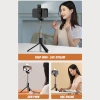 Gậy chụp ảnh 3 chân Selfie Stick điều khiển từ xa Bluetooth, đèn trợ sáng, tripod quay video livestream, tự sướng mạnh, độ bền cao, phù hợp vlog du lịch, giá 75k 4
