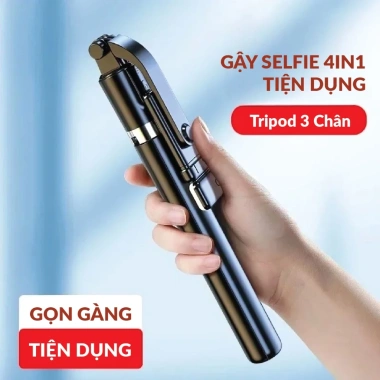 Gậy Chụp Ảnh 3 Chân Tripod Điện Thoại 30-175cm, Đèn LED Trợ Sáng, Remote Bluetooth - TOPICK 6