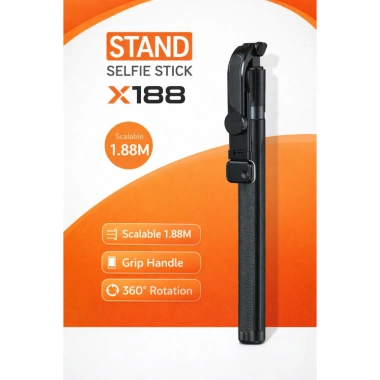 Gậy Chụp Ảnh 3 Chân Tripod Điện Thoại 30-175cm, Đèn LED Trợ Sáng, Remote Bluetooth - TOPICK 8