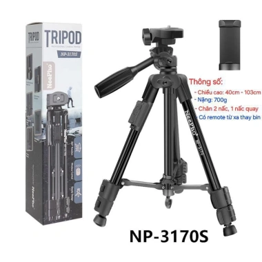 Gậy chụp ảnh 3 chân Tripod NeePho NP-3.180s/NP3.170S/NP-3.160s kèm remote chụp từ xa - 200.000₫ 5