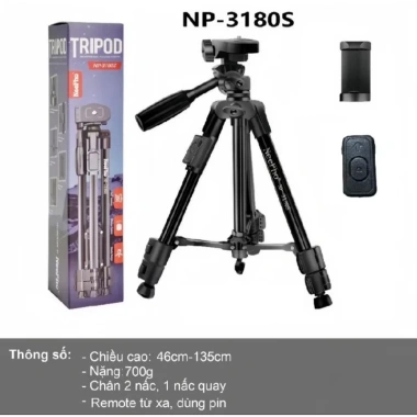 Gậy chụp ảnh 3 chân Tripod NeePho NP-3.180s/NP3.170S/NP-3.160s kèm remote chụp từ xa - 200.000₫ 10