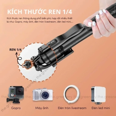 Gậy Chụp Ảnh 3 Chân Tripod Z165 - Selfie, Quay Video, Livestream, Giá 120.000 VND 3