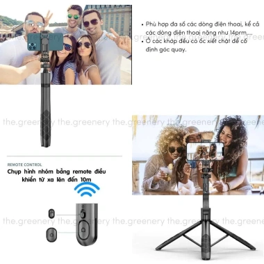 Gậy Chụp Ảnh 3 Chân Tripod Z165 - Selfie, Quay Video, Livestream, Giá 120.000 VND 4